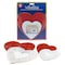 Hygloss Products Doilies, White + Red Hearts, 4in + 6in, PK288 94466 - alternate 2